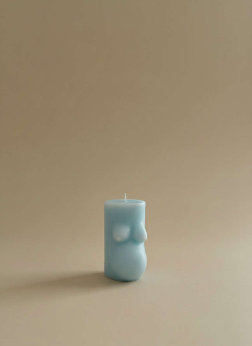 geføhl_pregnantcandle_light blue