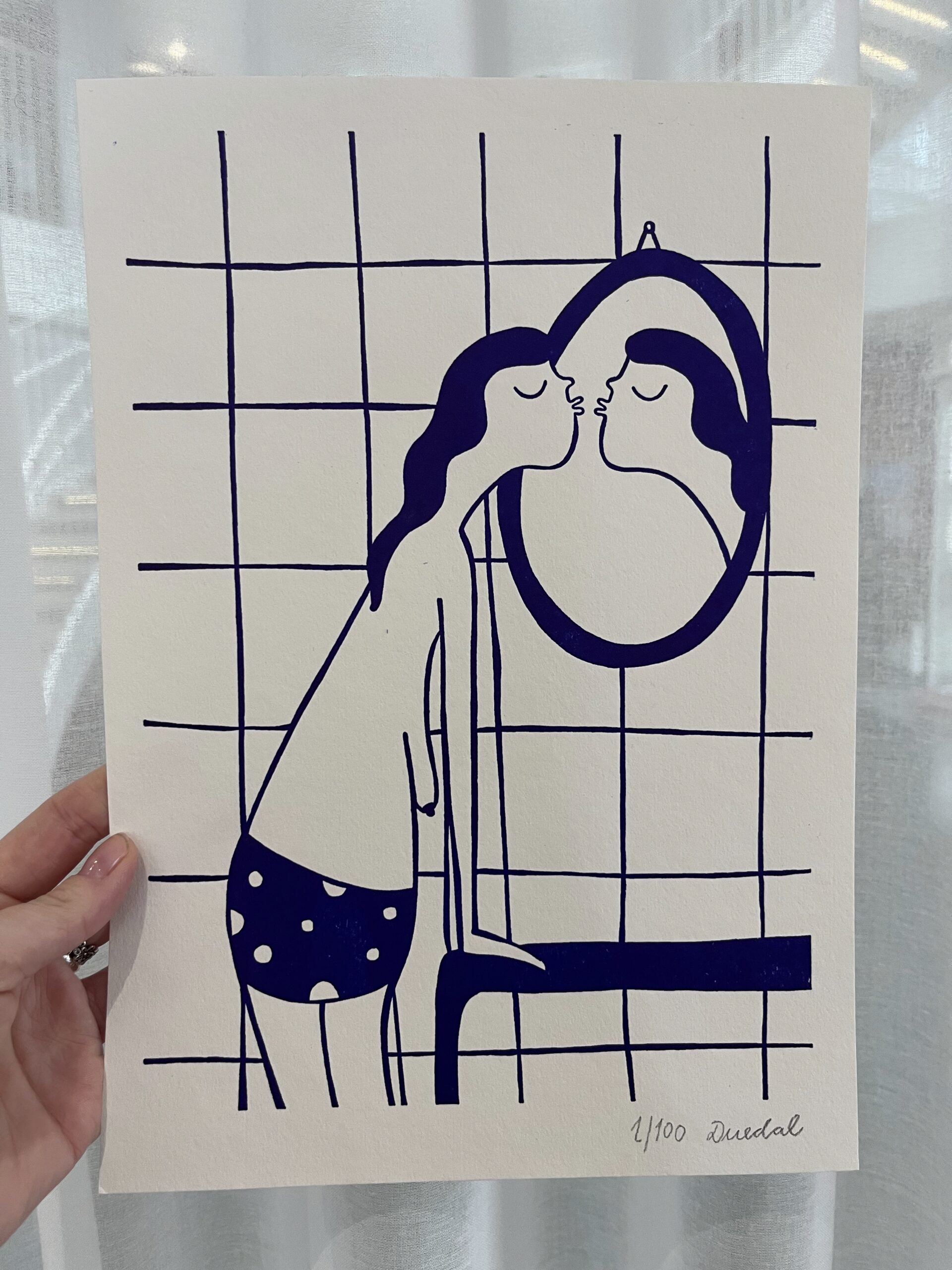 Self Kiss af Katarina Duedal A4